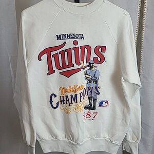 Vintage Minnesota Twins Team shirt vintage 80s men women  Large
